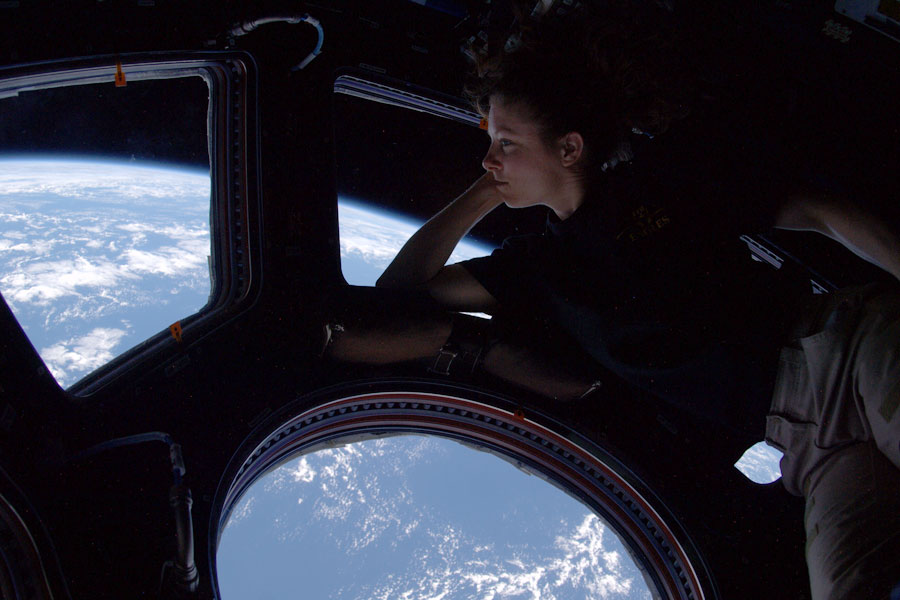 photo by Douglas H. Wheelock and NASA