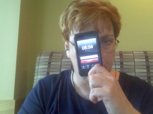 not the time of day, but minutes until my offical break ends, and I get back to writing. Starbucks. Because it's there.