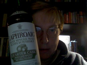 If they ever need a spokesmodel -- Okay, middle-aged geeky SF writer probably not the best choice ... but I'm ready! Please, as they say, drink responsibly. For example, the only thing I'll be driving is the plot.