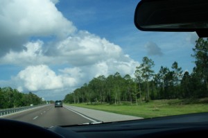 Very boring highway.  Very long, very boring highway.