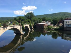 The Bridge of Flowers, in Shelburne Falls, MA.